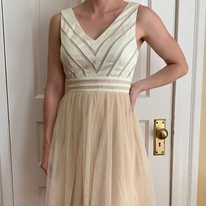 Cream Modcloth Dress